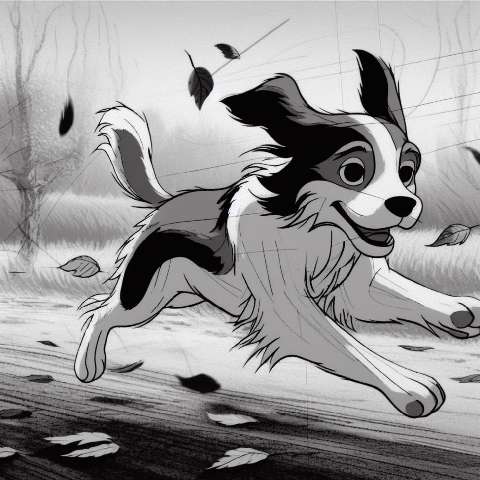 Preview for Cartoon-dog-running-aiold-template-c80cf