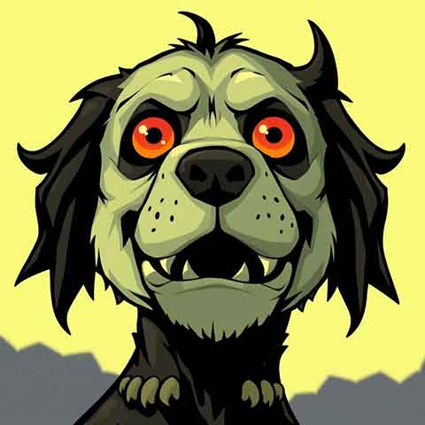 Preview for Spooky-cartoon-dog-illustration-aiold-template-b0b30