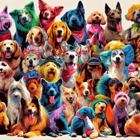 Preview for Colorful-canine-gathering-aiold-template-d5496