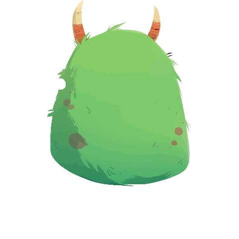 Preview for Cartoon-green-monster-illustration-monster-torso-template-4119c