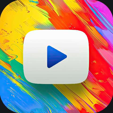 Preview for Vibrant-video-play-button-icon-video-app-template-f51f3