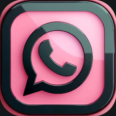 Preview for Whatsapp-icon-pink-whatsapp-app-template-4cce4