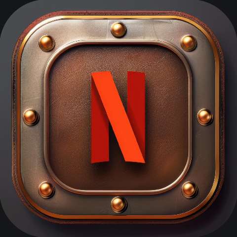 Preview for Netflix-logo-metallic-design-hermes-template-ee9c4