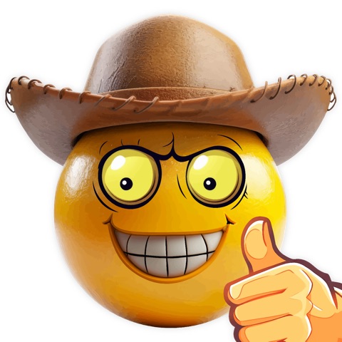 Preview for Smiling-emoji-cowboy-emoji-creatures-template-c1f48