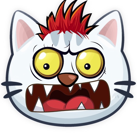 Preview for Angry-cartoon-cat-illustration-emoji-creatures-template-b32b2