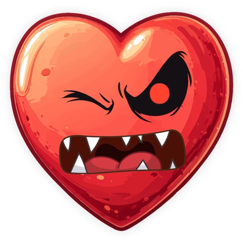 Preview for Angry-heart-character-emoji-creatures-template-18c7d