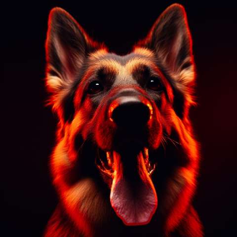Preview for German-shepherd-red-portrait-aiold-template-b75ca