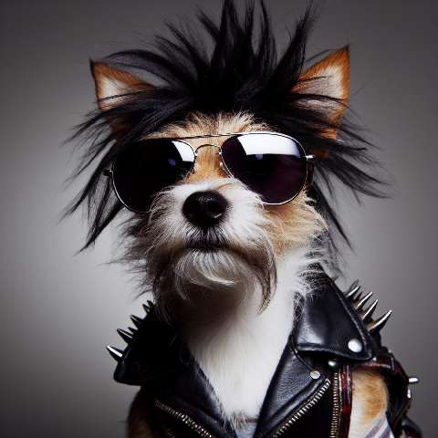 Preview for Punk-dog-fashion-aifashion-template-eefce