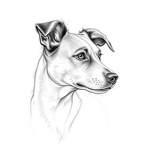 Preview for Pencil-drawing-dog-portrait-aiold-template-72338
