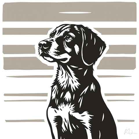 Preview for Black-and-white-dog-illustration-aiold-template-9e168