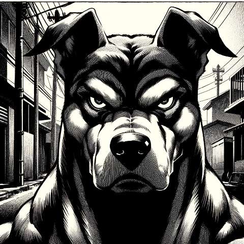 Preview for Menacing-dog-illustration-aiold-template-064a0