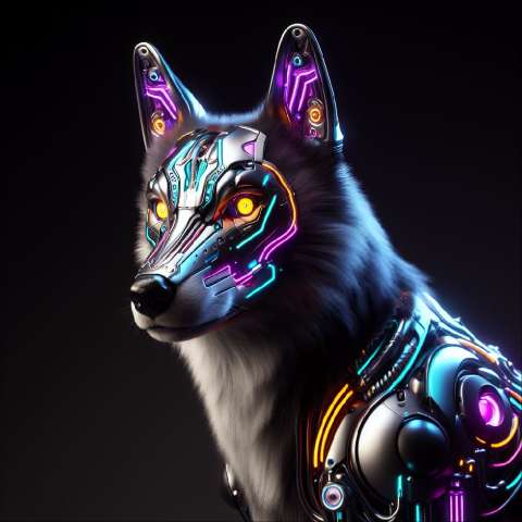 Preview for Cybernetic-wolf-art-aiold-template-e9ce9