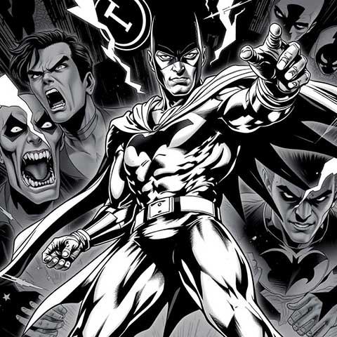 Preview for Black-lightning-comic-book-hero-aicartoon-template-17640