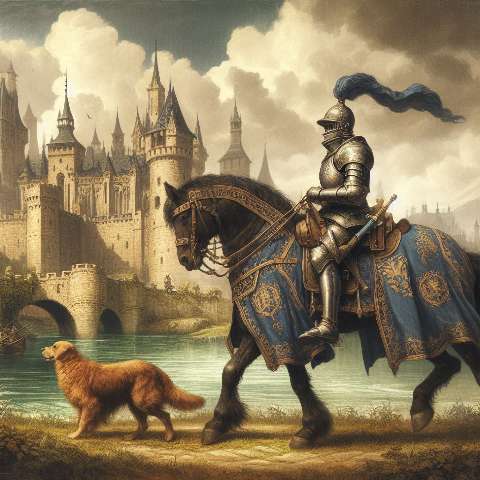 Preview for Medieval-knight-castle-scene-aiold-template-2a9d6