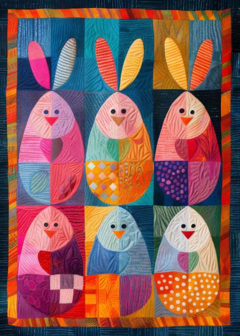Preview for Easter-bunny-quilt-design-template-dda65