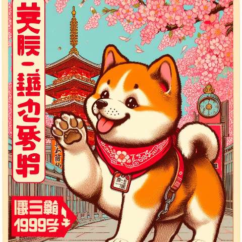 Preview for Shiba-inu-japanese-culture-illustration-aiold-template-42de7