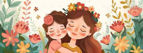 Preview for Mother-daughter-floral-garden-mothers-day-template-19e73