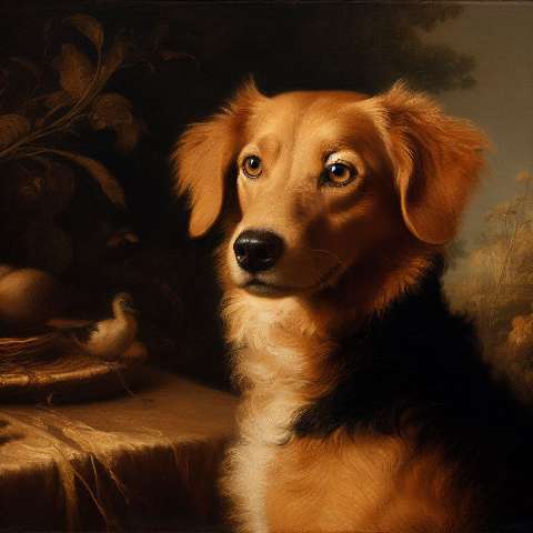 Preview for Vintage-dog-portrait-oil-painting-aiold-template-0eab9