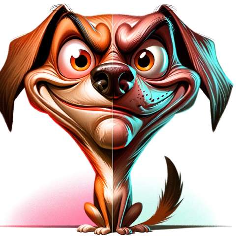 Preview for Dual-personality-dog-art-aiold-template-7a794