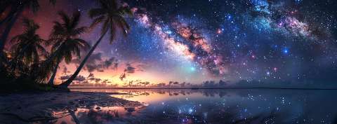 Preview for Tropical-beach-stars-astrophotography-cover-template-df5e8