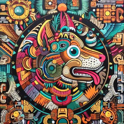 Preview for Tribal-dog-art-illustration-aiold-template-7d031