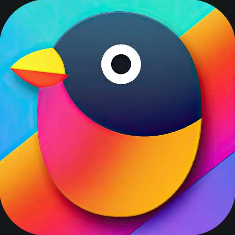 Preview for Vibrant-bird-icon-design-colorful-app-template-dfb37