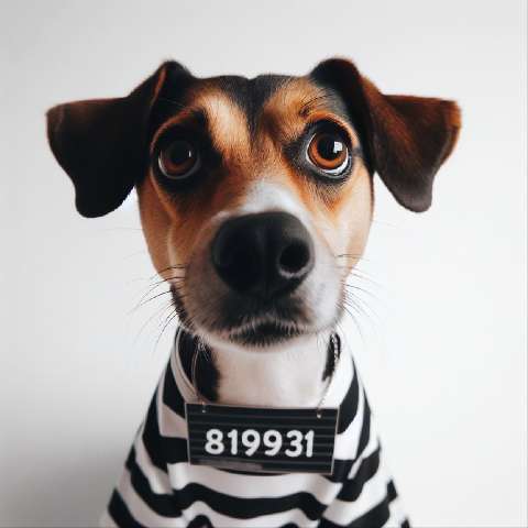 Preview for Funny-dog-in-prison-uniform-aiold-template-3a573