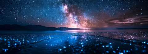 Preview for Bioluminescent-bay-night-sky-astrophotography-cover-template-abb3e