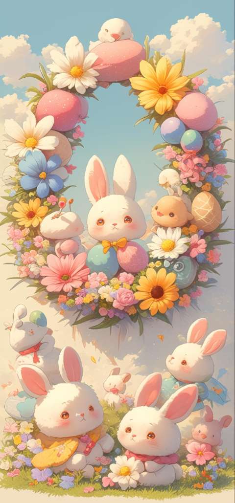 Preview for Easter-bunny-illustration-easter-phone-template-9ea13