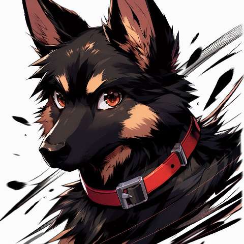 Preview for Anime-german-shepherd-dog-aiold-template-85d03