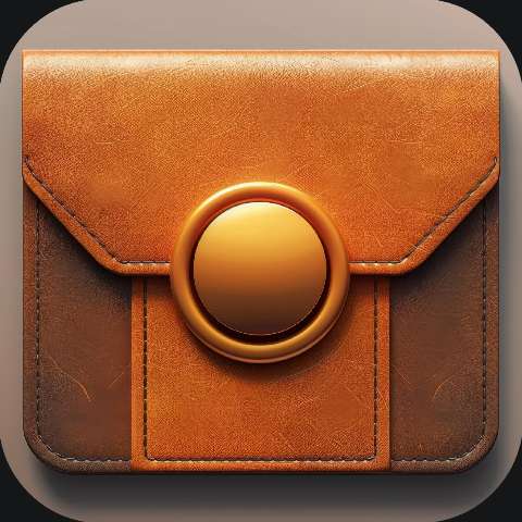 Preview for Luxury-leather-wallet-icon-wallet-app-template-a2ff4