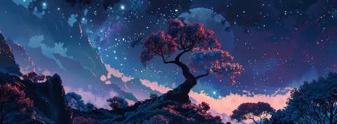 Preview for Cosmic-landscape-digital-art-astrophotography-cover-template-27dc0