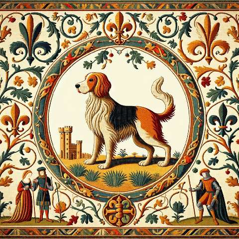 Preview for Medieval-dog-tapestry-art-aiold-template-a71a8