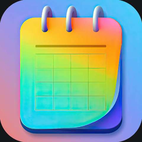 Preview for Colorful-calendar-icon-colorful-app-template-aadbd