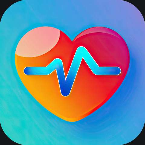 Preview for Heart-health-monitor-icon-health-app-template-422e3