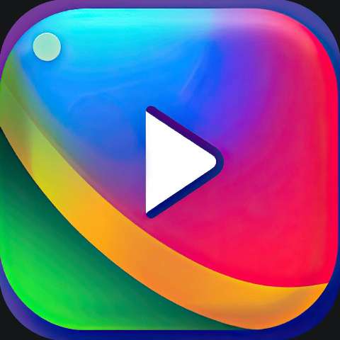 Preview for Colorful-play-button-icon-video-app-template-8de0d