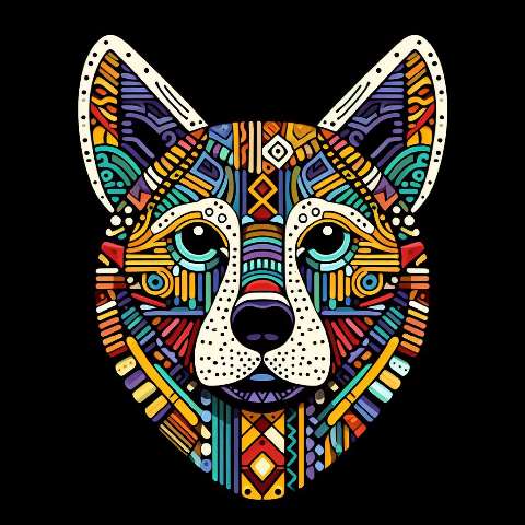 Preview for Colorful-wolf-illustration-aiold-template-6d7e0