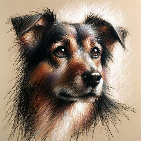 Preview for Colored-pencil-dog-portrait-aiold-template-3ca8f