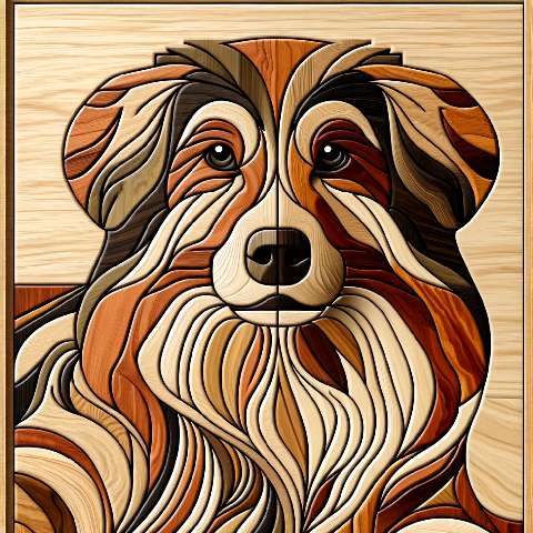 Preview for Wooden-dog-art-piece-aiold-template-2bcbc