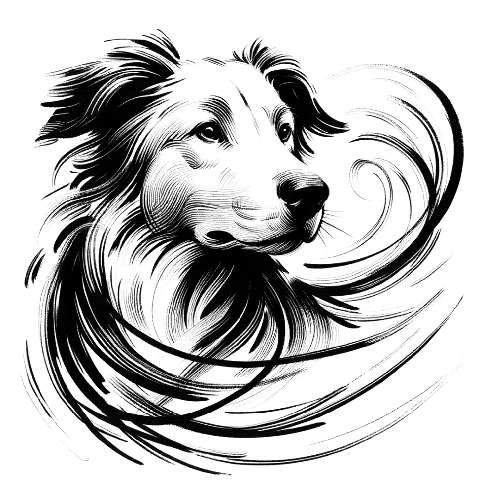 Preview for Collie-dog-sketch-art-aiold-template-05cf7