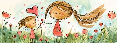 Preview for Mother-daughter-field-flowers-mothers-day-template-1b9bb