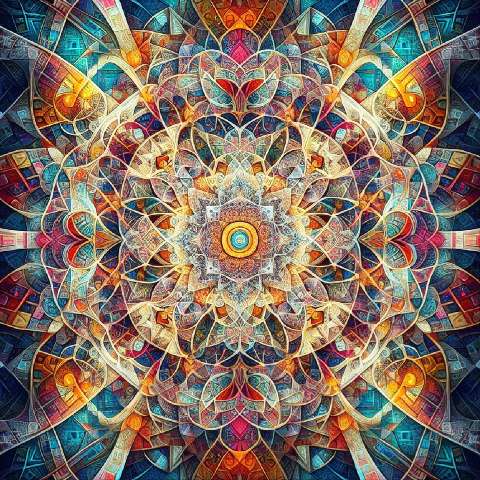 Preview for Vibrant-digital-mandala-art-aiold-template-82823