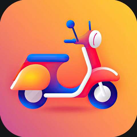 Preview for Vibrant-scooter-icon-design-colorful-app-template-5480d