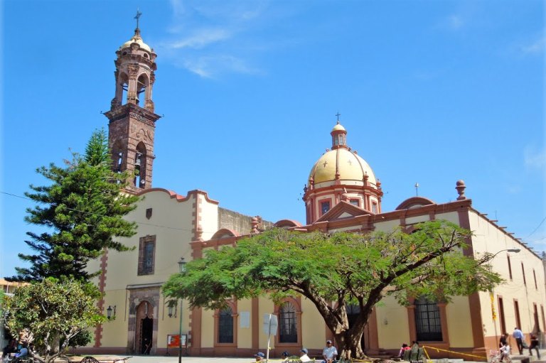 Parroquia de San Francisco de Asís en Jiquilpan de Juárez.