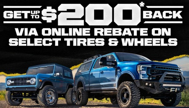 Mickey Thompson $100 Tire Rebate