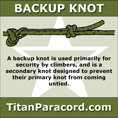 Backup Knot  TITAN Survival