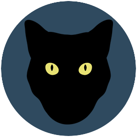 Ozzy the Black Cat