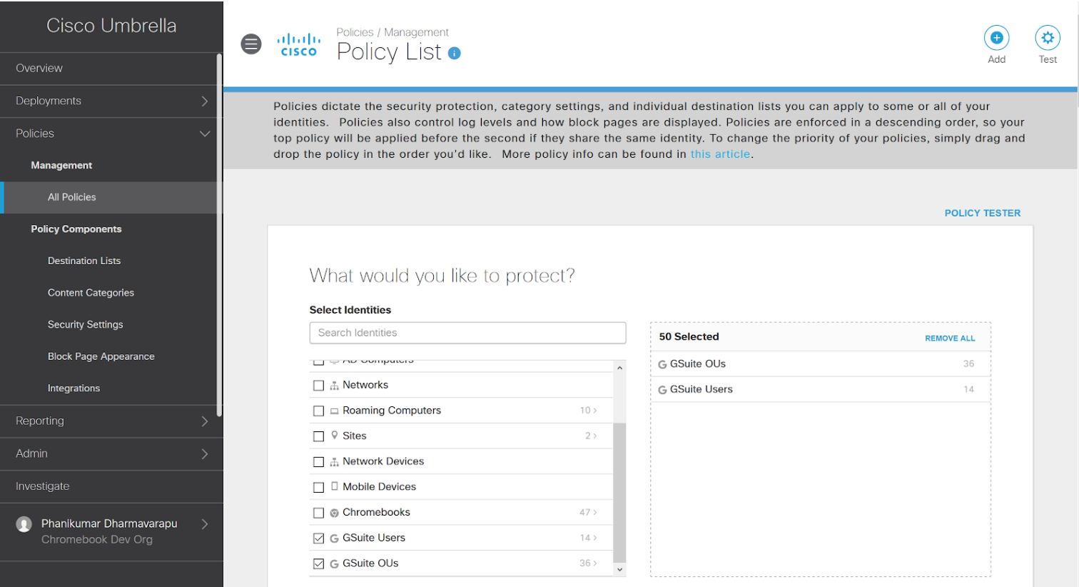 The Cisco Umbrella Chromebook Client Now Integrated with G Suite