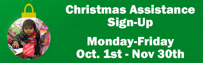 Christmas Assistance Sign-Ups Image