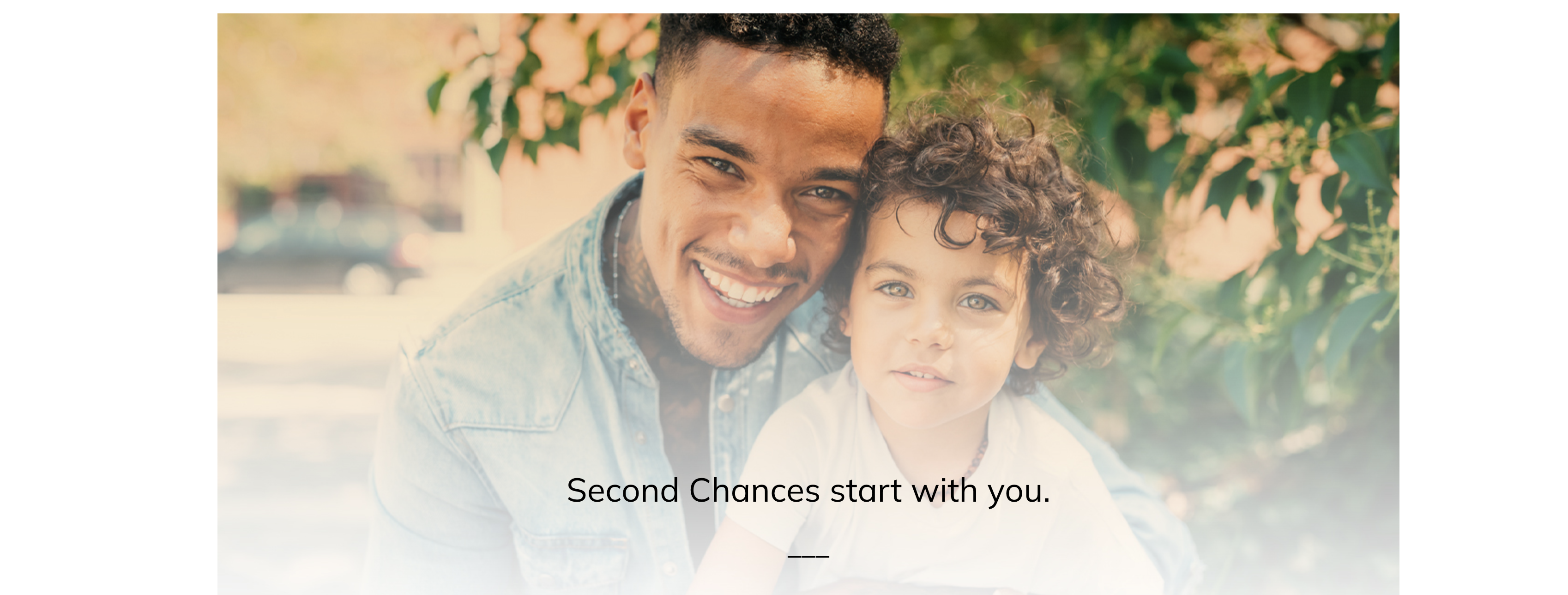 We give kids their dads back Image